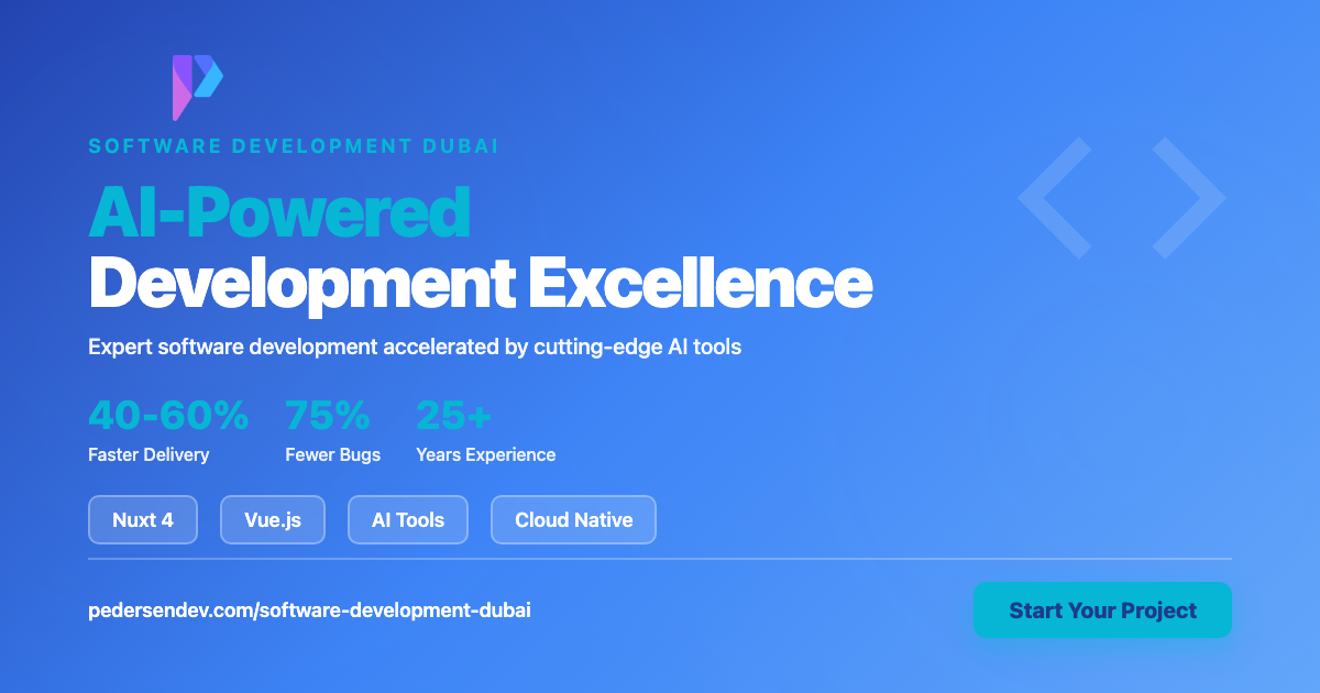 AI-Powered Software Development Services Dubai | Pedersen Consulting